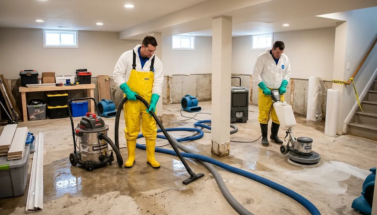 Basement Flood Cleanup Image 1