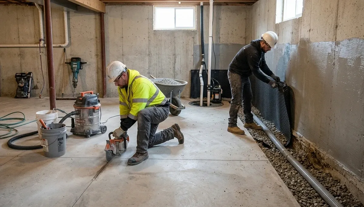 Basement Waterproofing Image 1