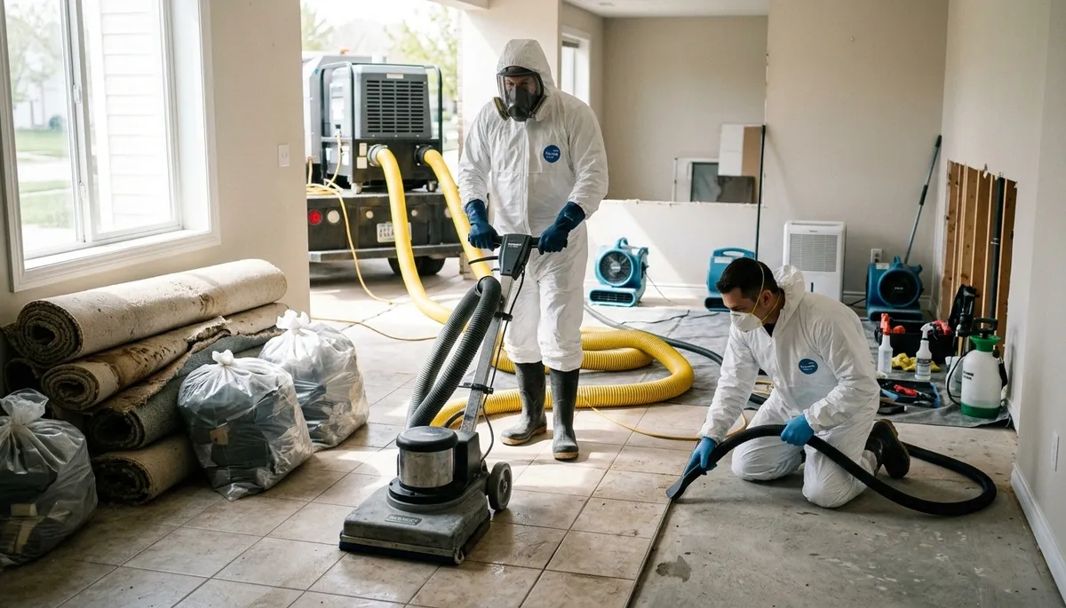 Sewage Cleanup Image 1