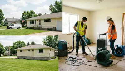Water damage restoration services in Fargo, ND