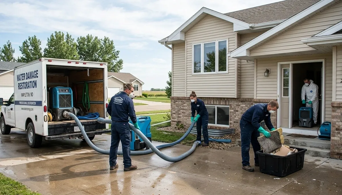 Water Damage Mapleton Nd Image 1